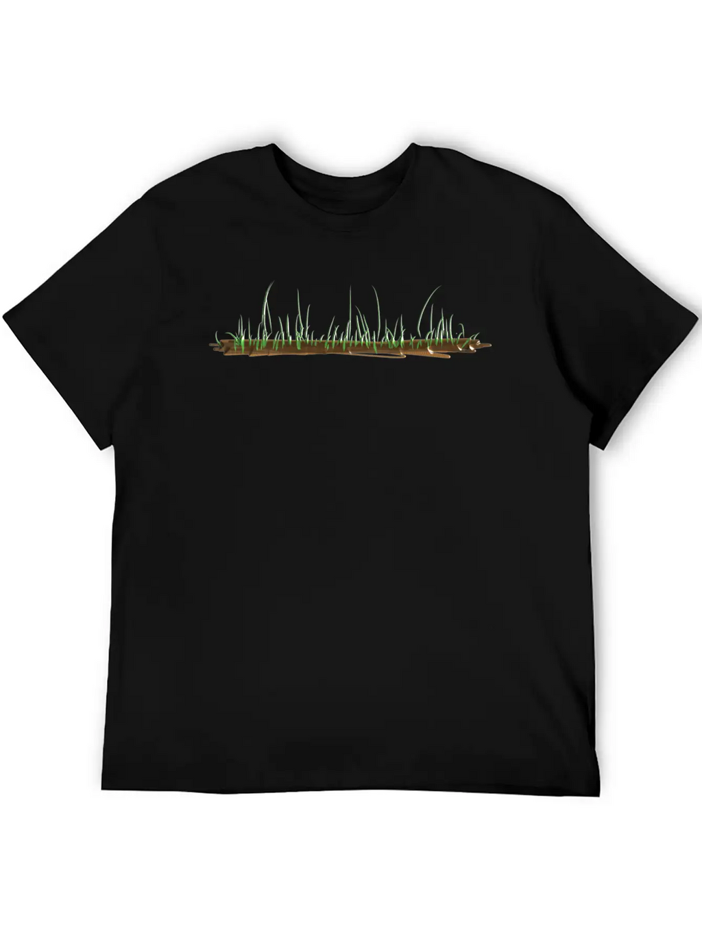 Ground Grass Green Nature Earth Line Unisex Casual T-Shirt – Clean Design For Daily Comfort