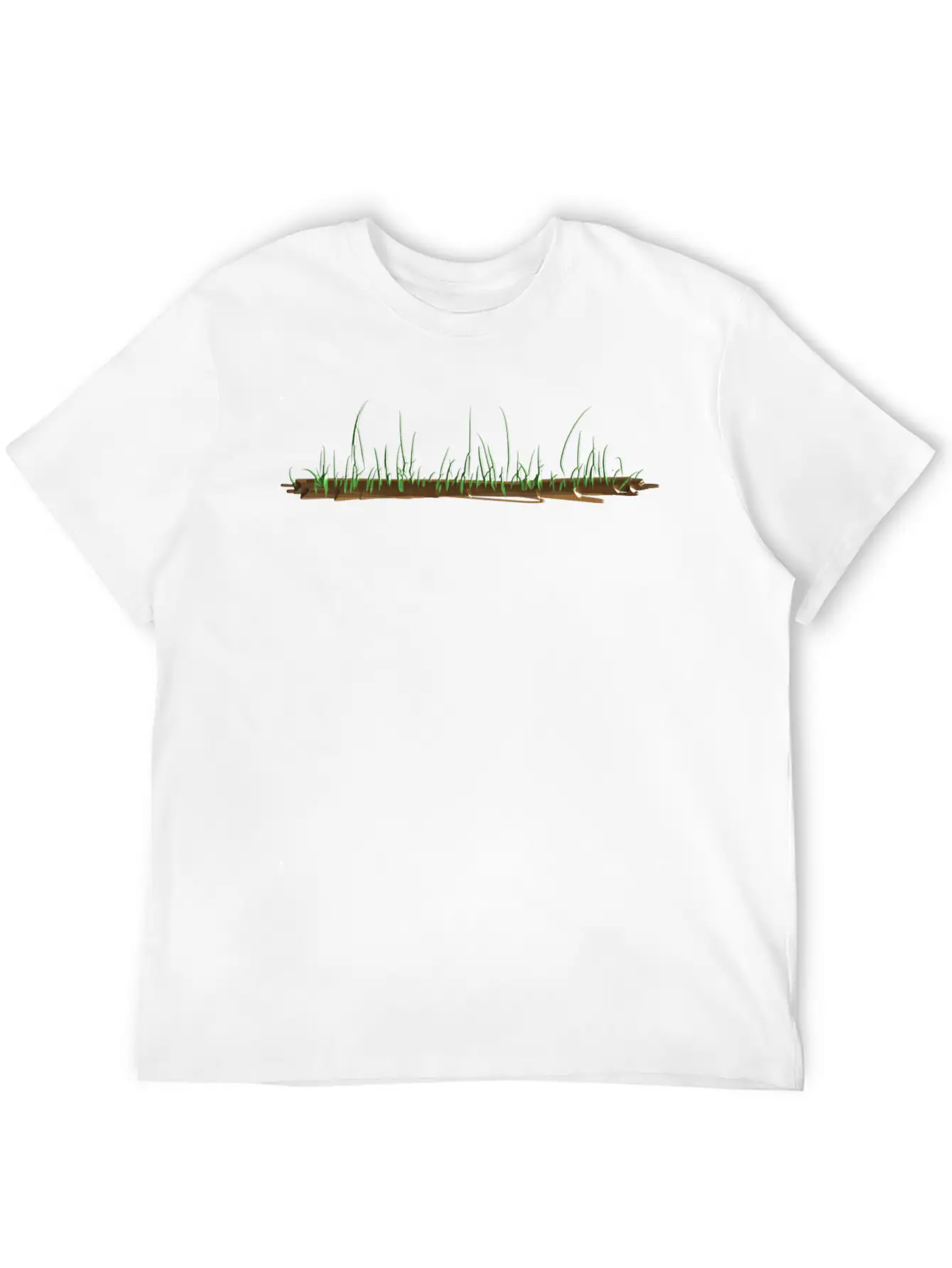 Ground Grass Green Nature Earth Line Unisex Casual T-Shirt – Clean Design For Daily Comfort