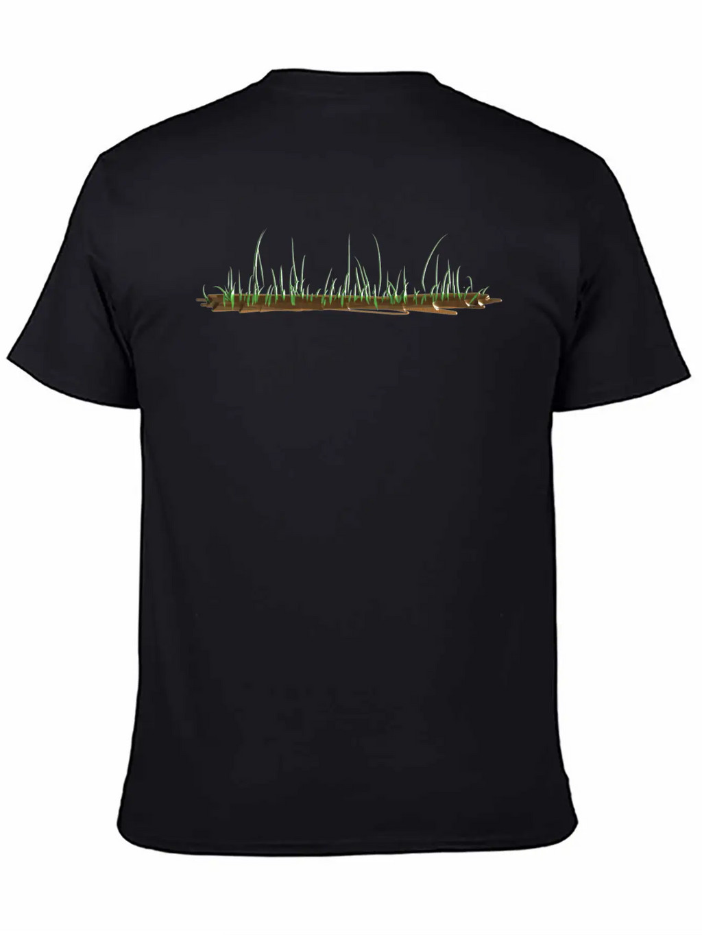 Ground Grass Green Nature Earth Line Unisex Casual T-Shirt – Clean Design For Daily Comfort