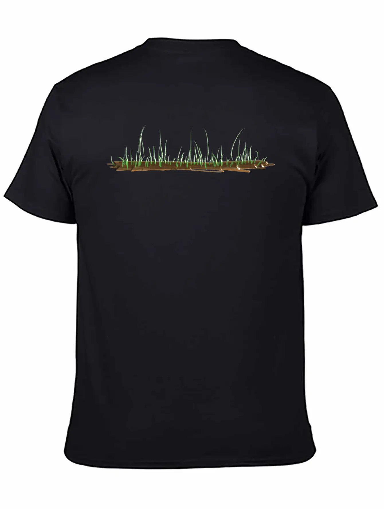 Ground Grass Green Nature Earth Line Unisex Casual T-Shirt – Clean Design For Daily Comfort