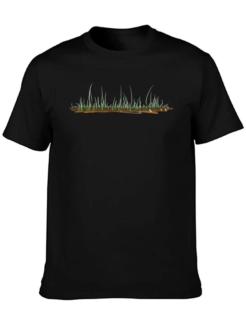 Ground Grass Green Nature Earth Line Unisex Casual T-Shirt – Clean Design For Daily Comfort