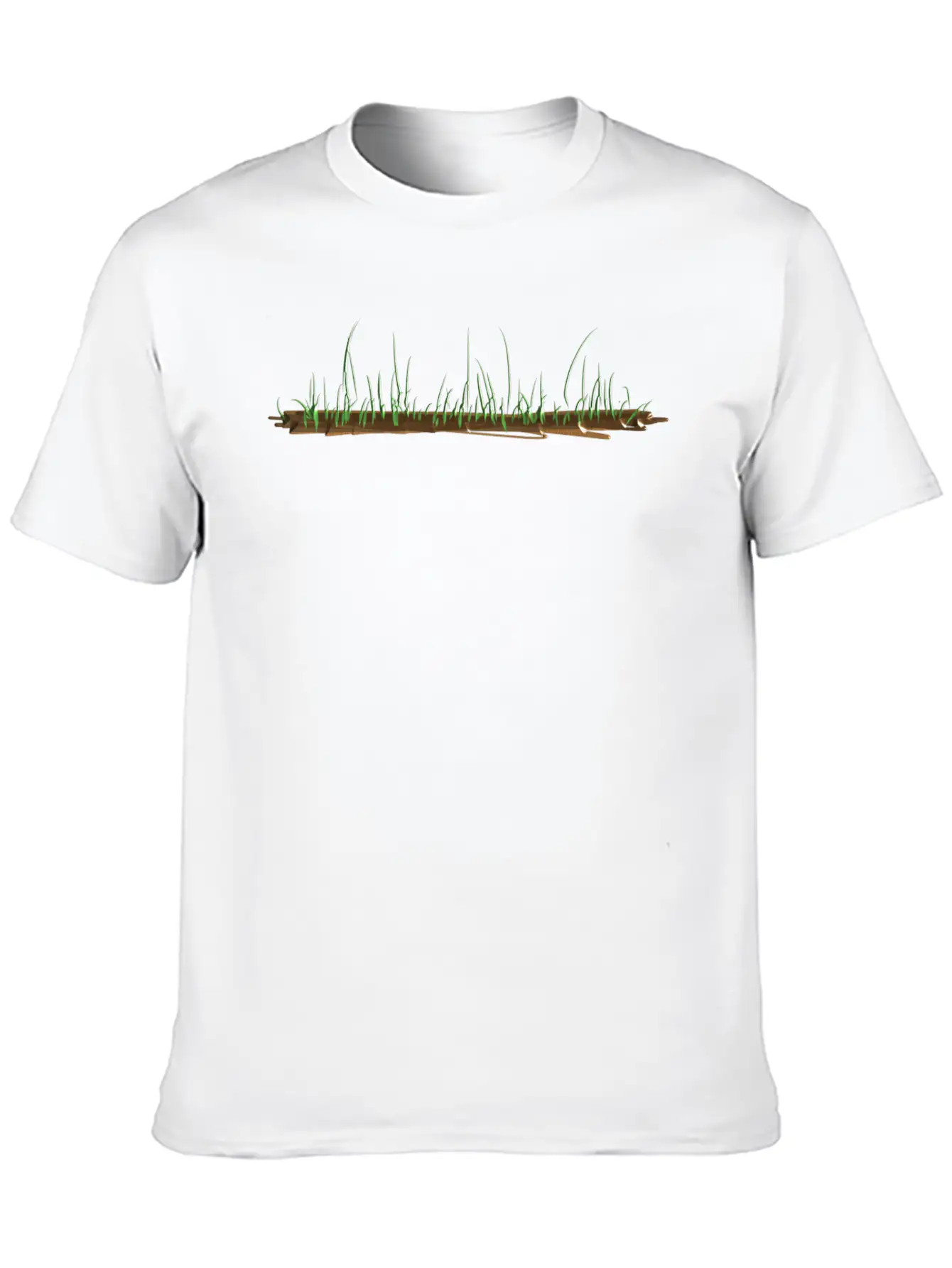 Ground Grass Green Nature Earth Line Unisex Casual T-Shirt – Clean Design For Daily Comfort