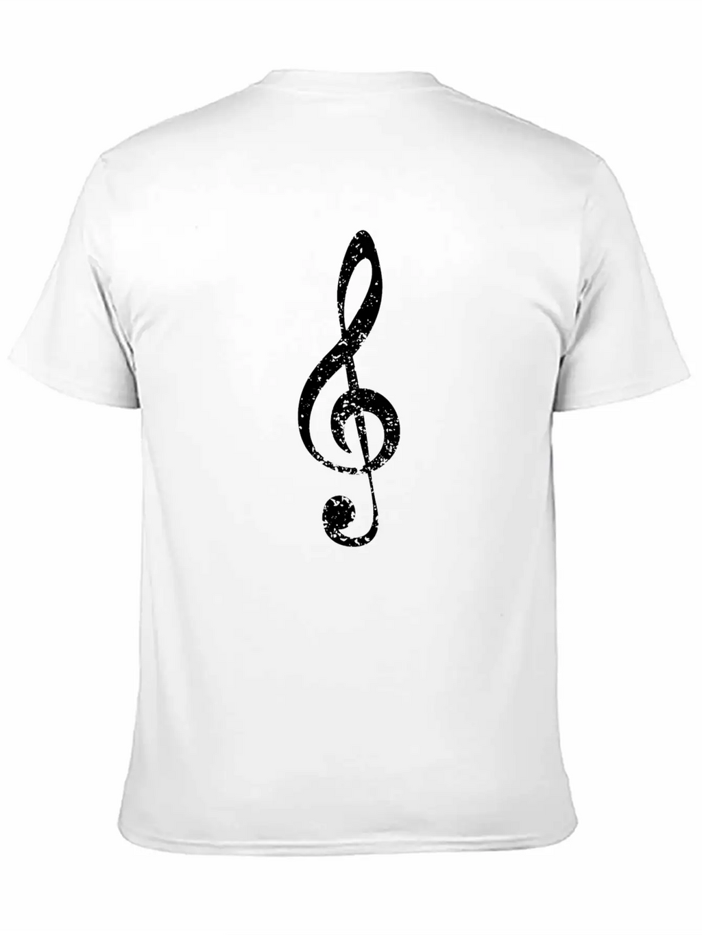 Grunge Clef Stylish Everyday T-Shirt – Unisex Basic Cotton Tee