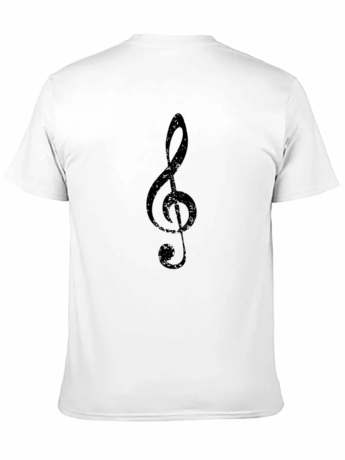 Grunge Clef Stylish Everyday T-Shirt – Unisex Basic Cotton Tee