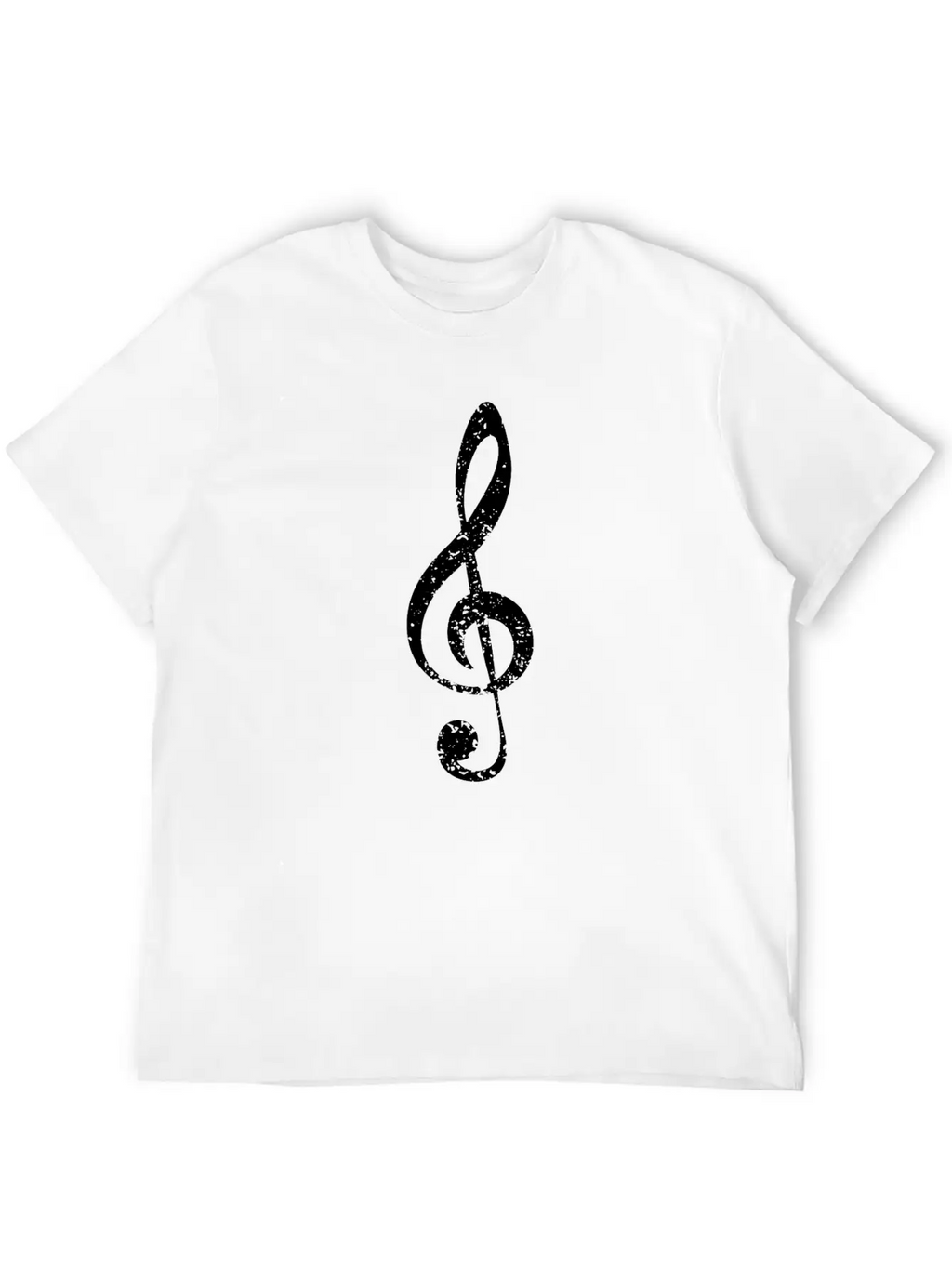 Grunge Clef Stylish Everyday T-Shirt – Unisex Basic Cotton Tee