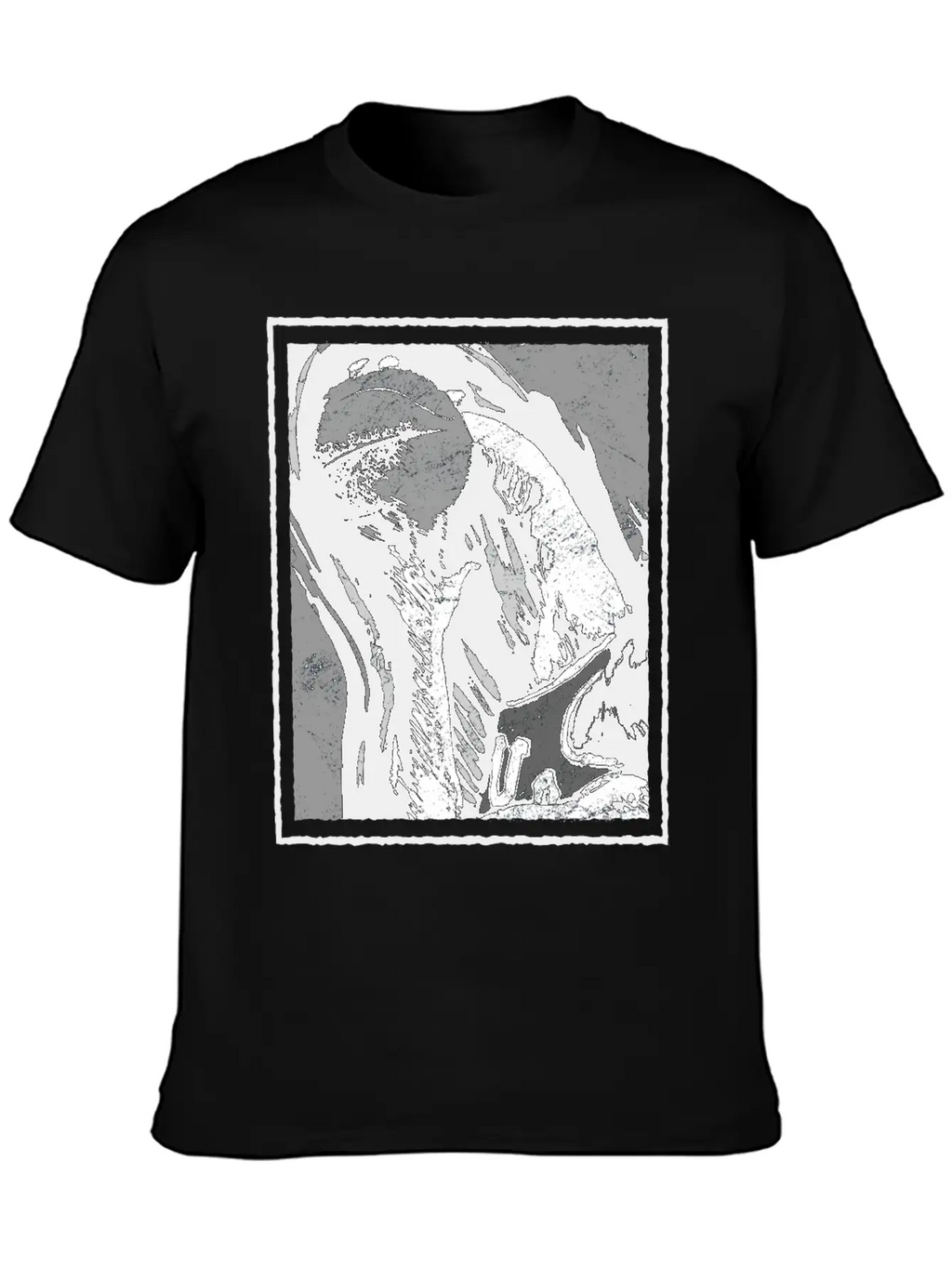 Grunge Frame - Rebound Basketball Essential Cotton Tee For Daily Outfits – Unisex Style