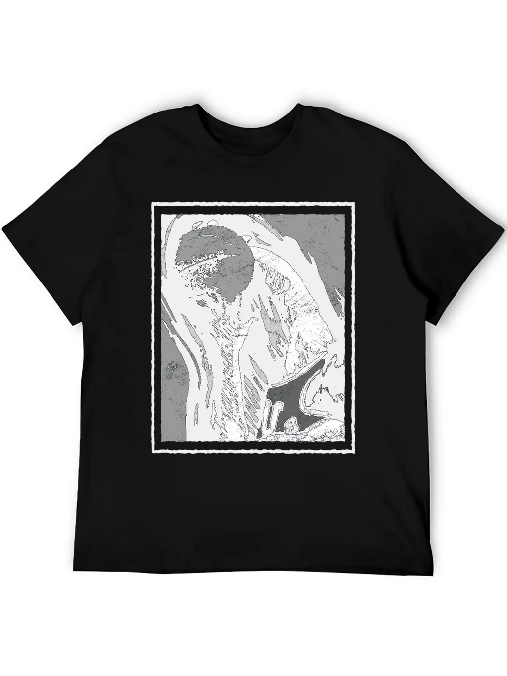 Grunge Frame - Rebound Basketball Essential Cotton Tee For Daily Outfits – Unisex Style