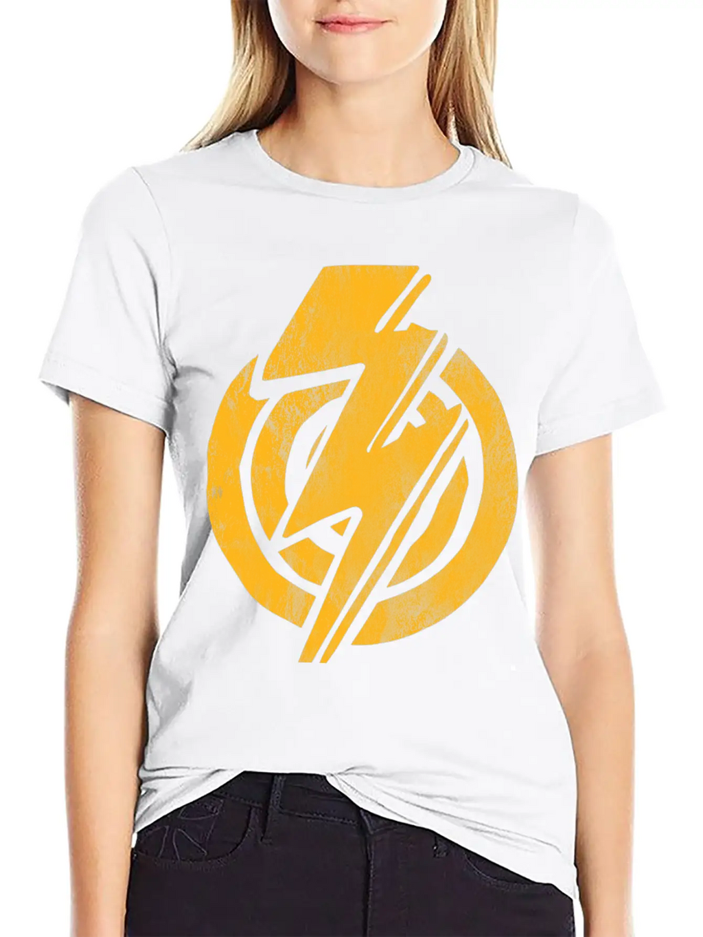 Grunge Thunder Unisex Casual T-Shirt – Clean Design For Daily Comfort