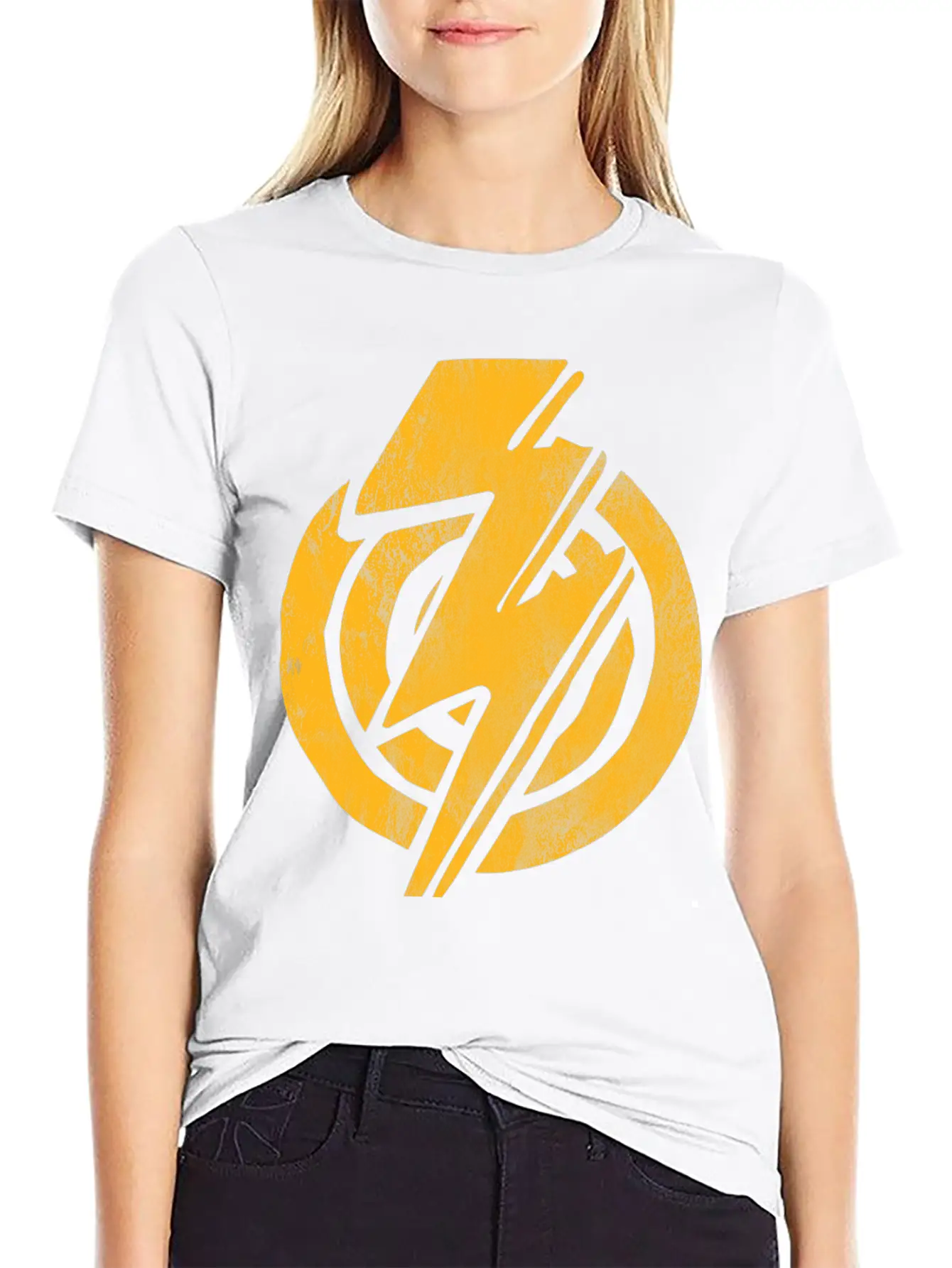 Grunge Thunder Unisex Casual T-Shirt – Clean Design For Daily Comfort