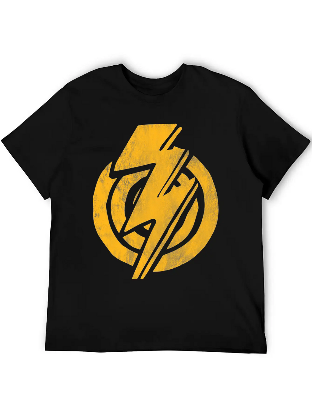 Grunge Thunder Unisex Casual T-Shirt – Clean Design For Daily Comfort