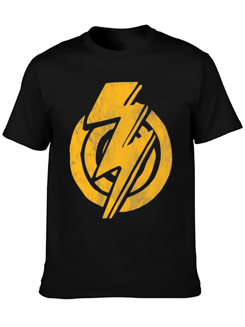 Grunge Thunder Unisex Casual T-Shirt – Clean Design For Daily Comfort