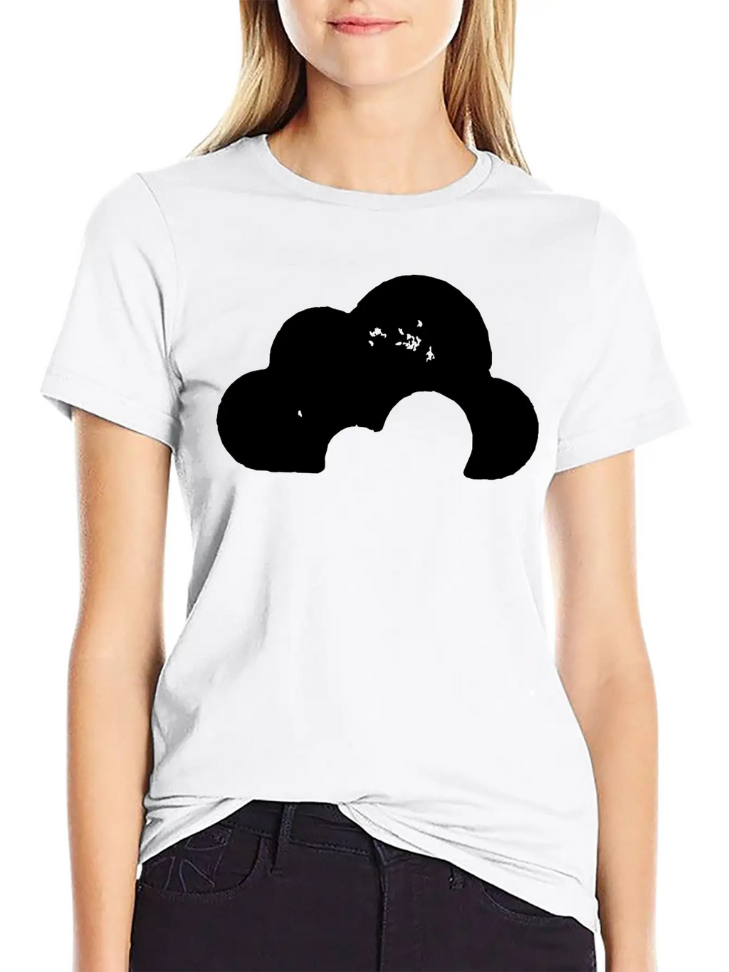 Grungy Cloud Unisex Short Sleeve Soft Cotton T-Shirt – Casual Everyday Wear