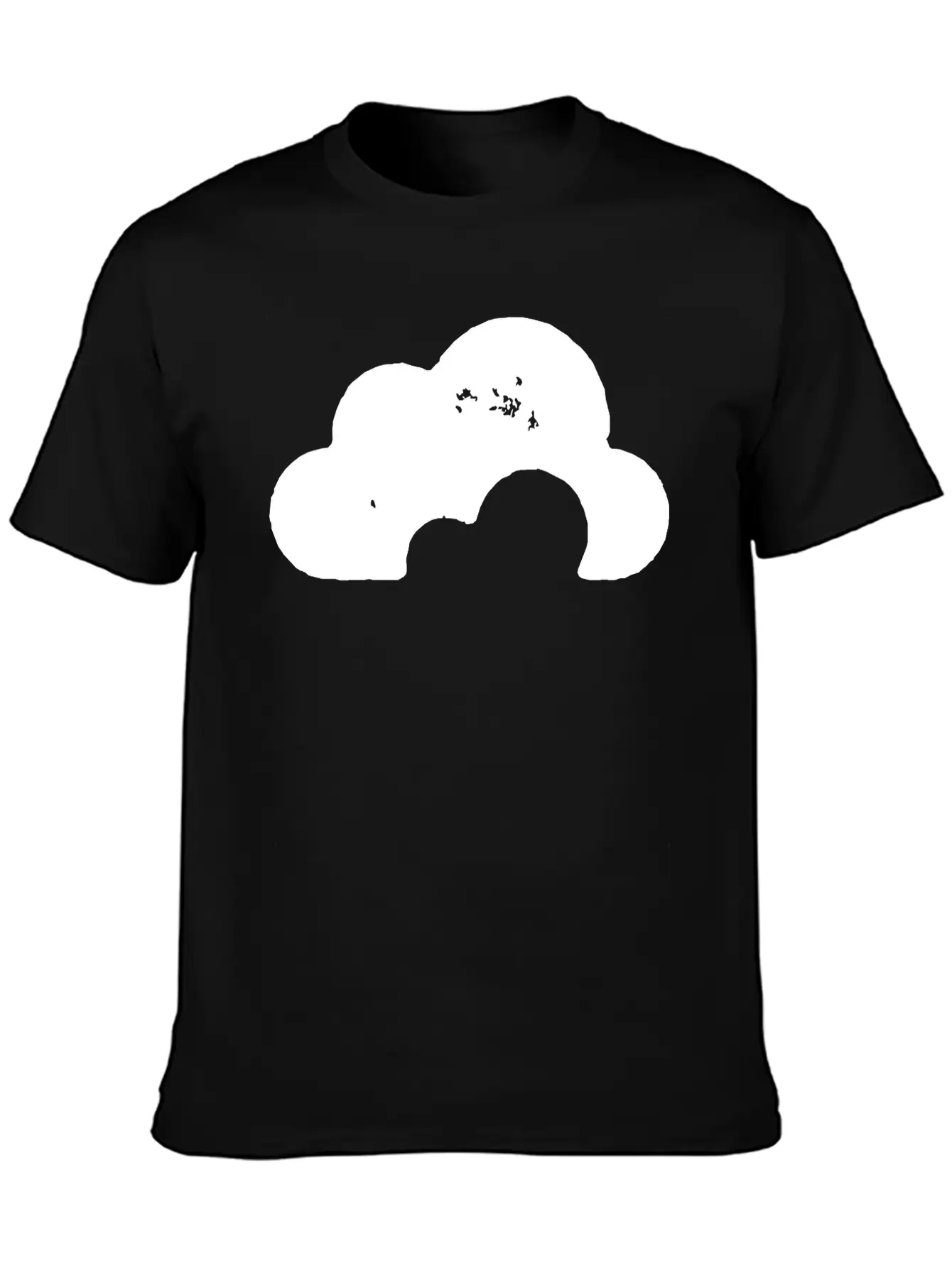 Grungy Cloud Unisex Short Sleeve Soft Cotton T-Shirt – Casual Everyday Wear