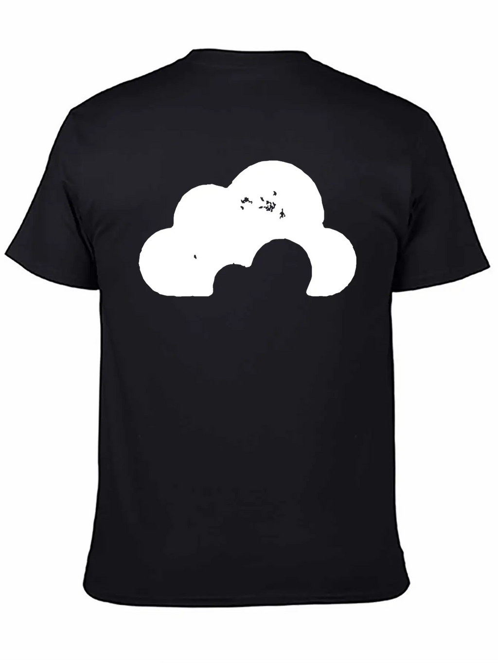 Grungy Cloud Unisex Short Sleeve Soft Cotton T-Shirt – Casual Everyday Wear