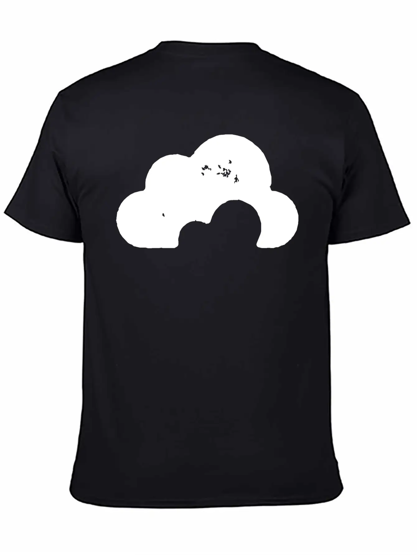 Grungy Cloud Unisex Short Sleeve Soft Cotton T-Shirt – Casual Everyday Wear