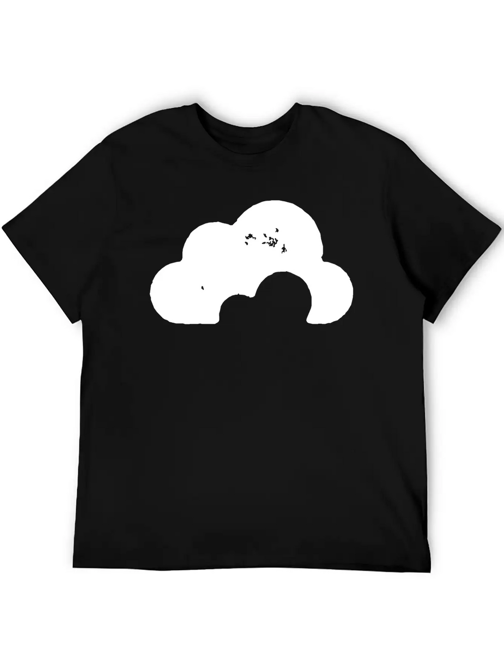 Grungy Cloud Unisex Short Sleeve Soft Cotton T-Shirt – Casual Everyday Wear