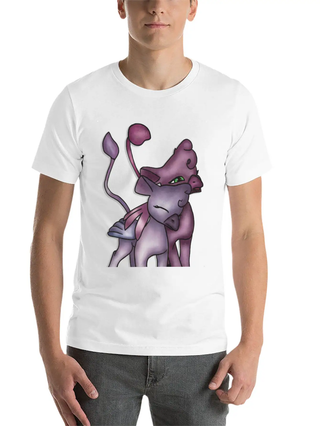 Gryphon Love - Crazy Cool Kids Shirt Design Classic Fit Graphic Tee For Daily Comfort – Unisex Cotton Shirt