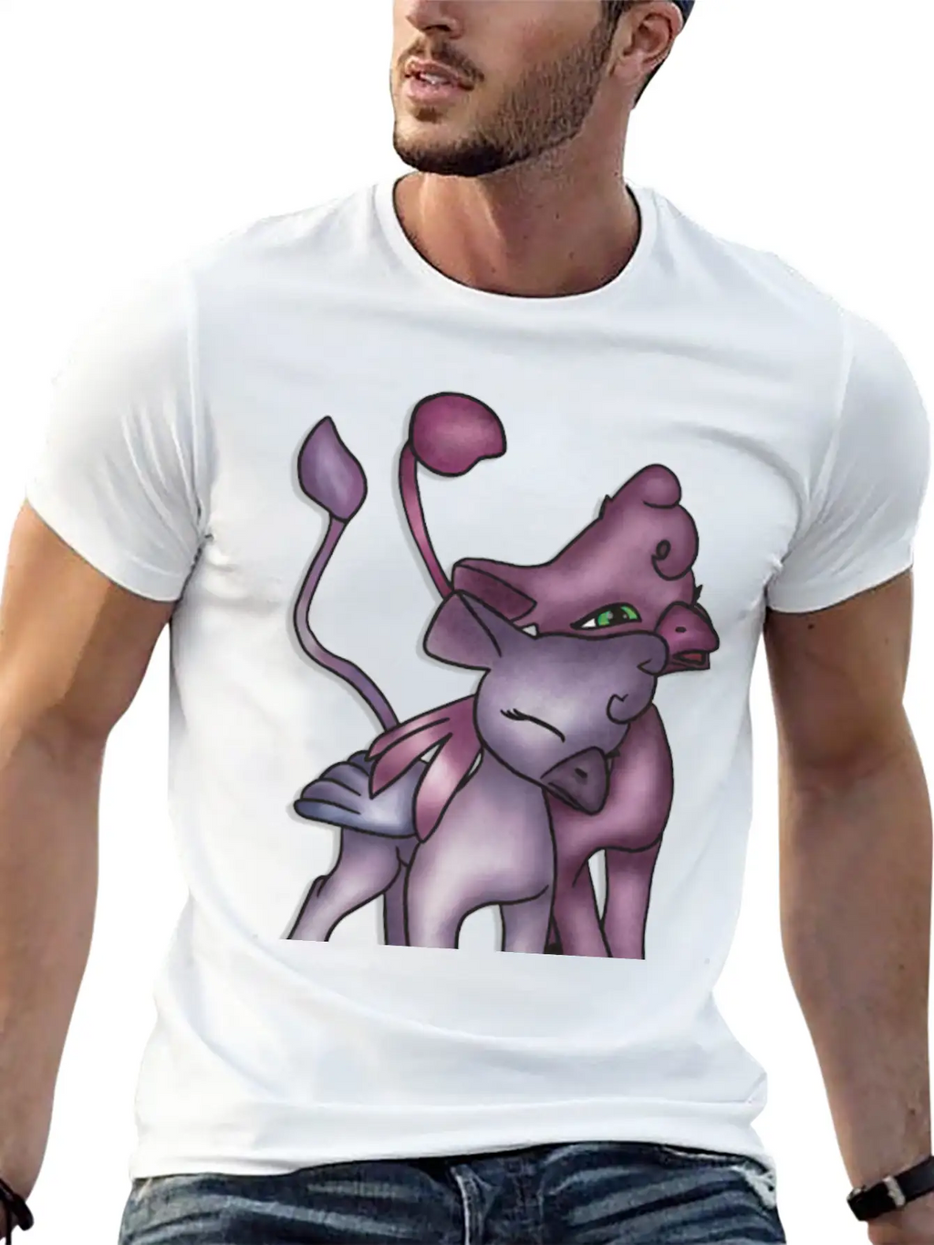 Gryphon Love - Crazy Cool Kids Shirt Design Classic Fit Graphic Tee For Daily Comfort – Unisex Cotton Shirt