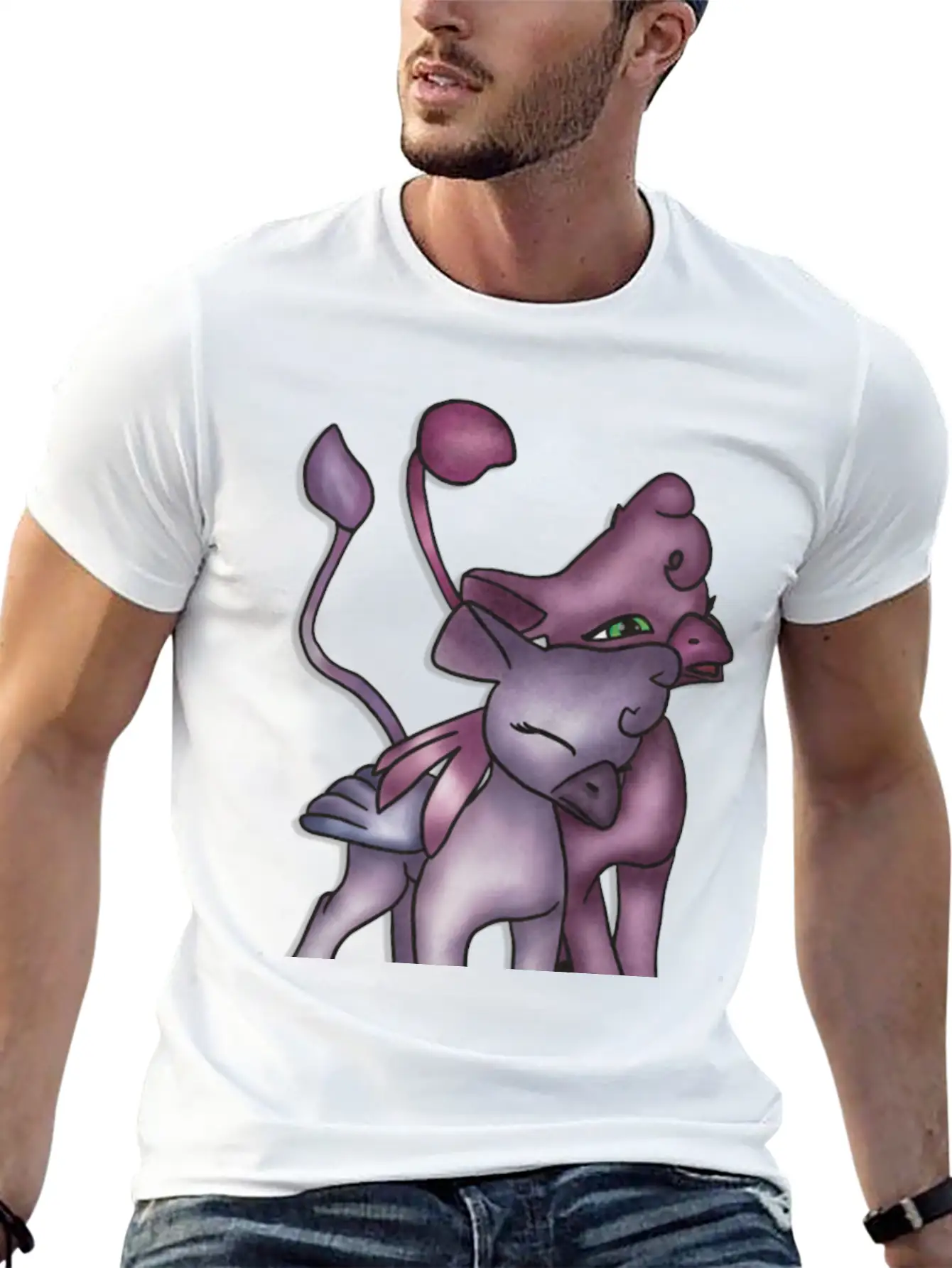 Gryphon Love - Crazy Cool Kids Shirt Design Classic Fit Graphic Tee For Daily Comfort – Unisex Cotton Shirt