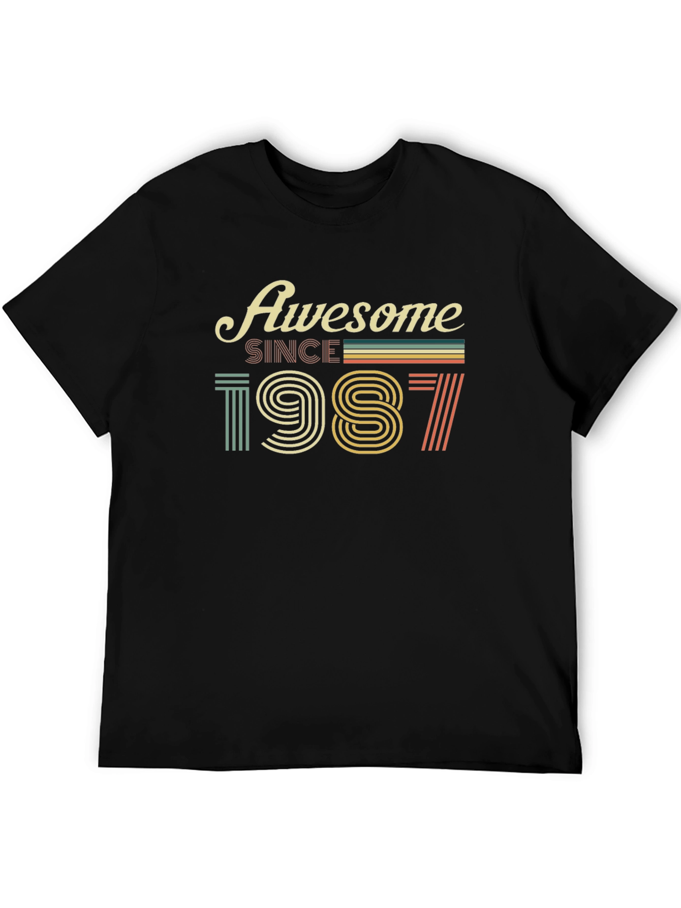 Awesome Since 1987 Black T-Shirt