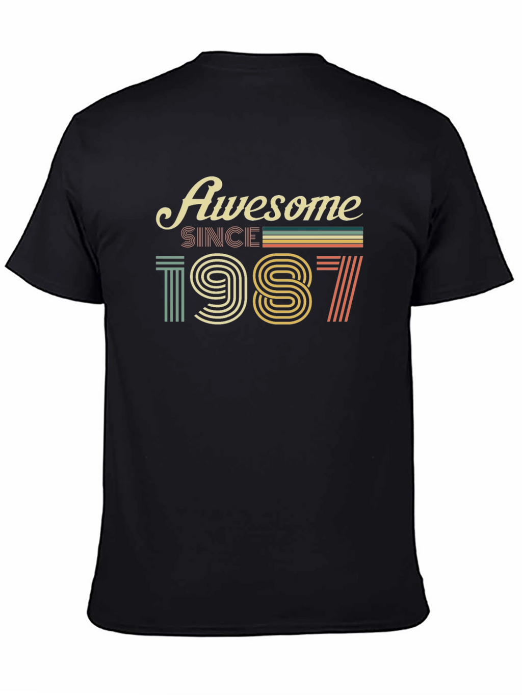Awesome Since 1987 Black T-Shirt