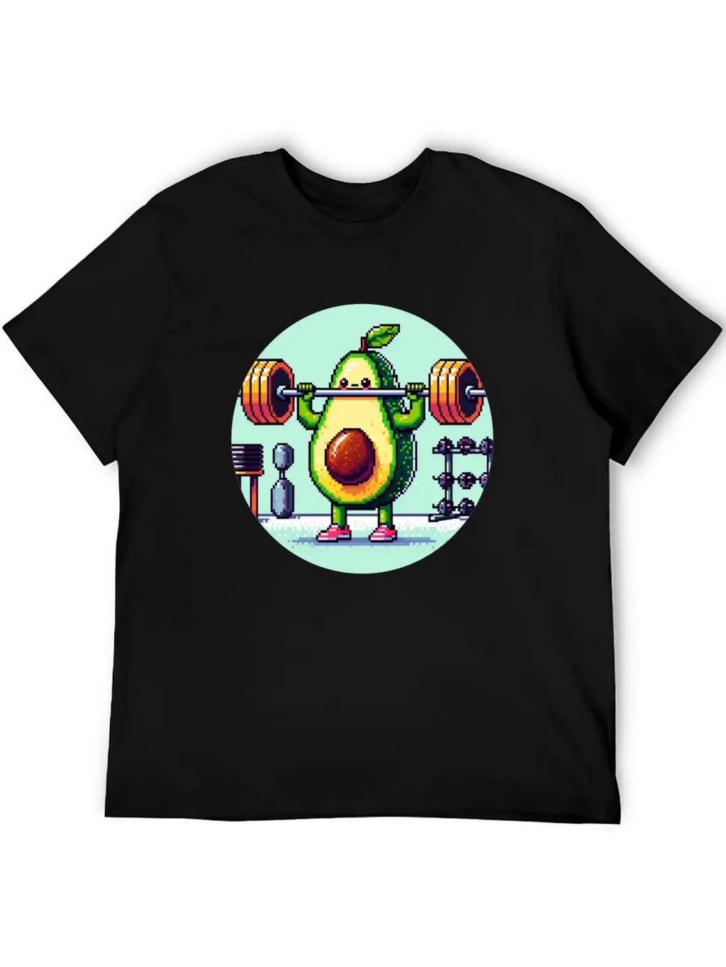 Guac 'n' Roll: Fitness Fiesta Casual Graphic T-Shirt – Simple And Comfortable Daily Wear