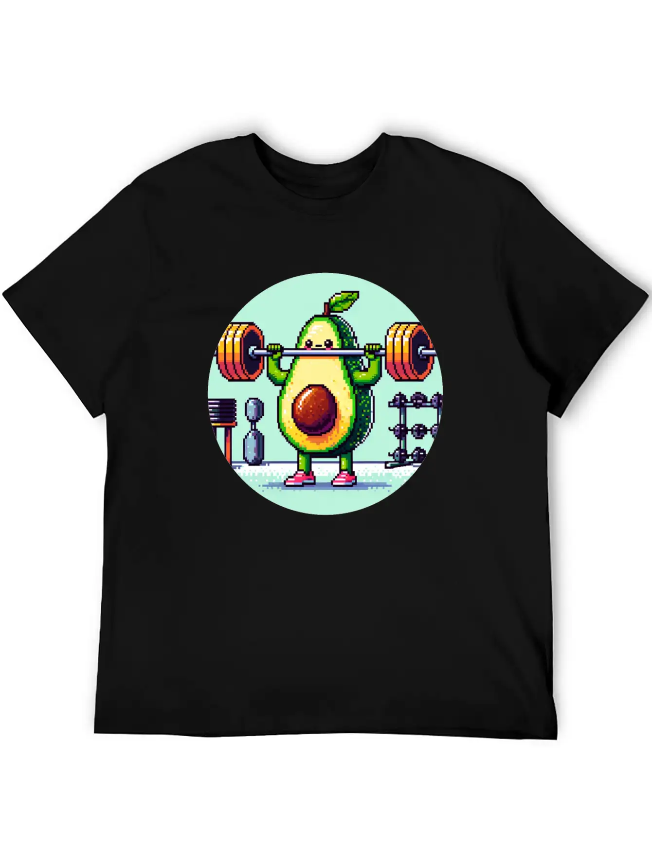 Guac 'n' Roll: Fitness Fiesta Casual Graphic T-Shirt – Simple And Comfortable Daily Wear
