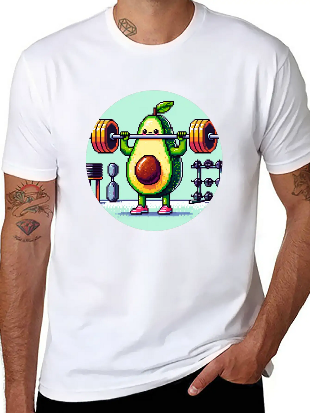 Guac 'n' Roll: Fitness Fiesta Casual Graphic T-Shirt – Simple And Comfortable Daily Wear