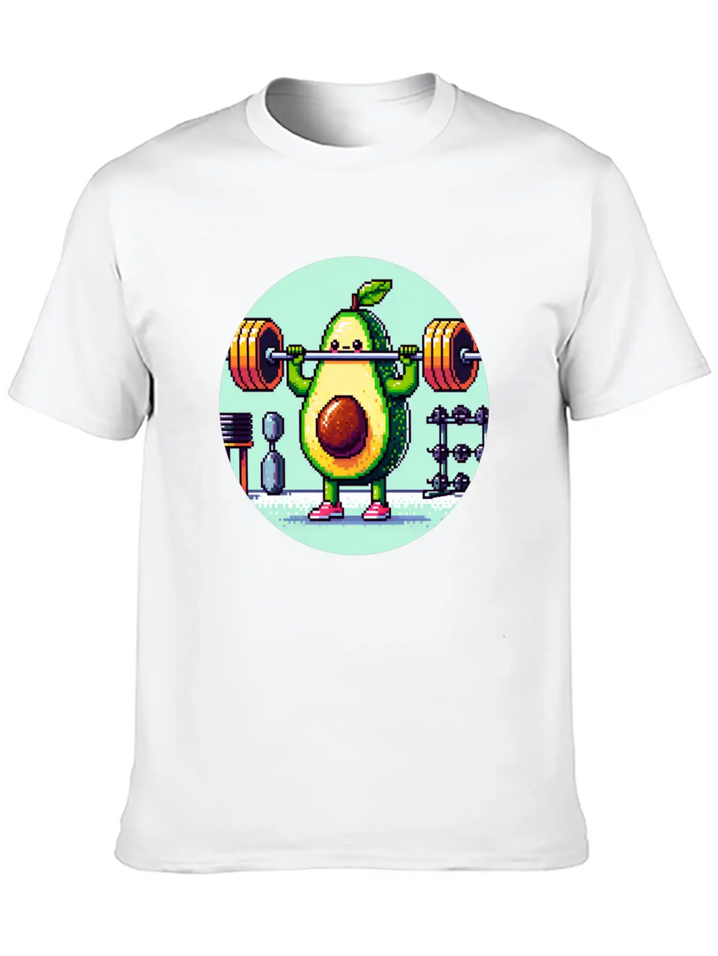 Guac 'n' Roll: Fitness Fiesta Casual Graphic T-Shirt – Simple And Comfortable Daily Wear