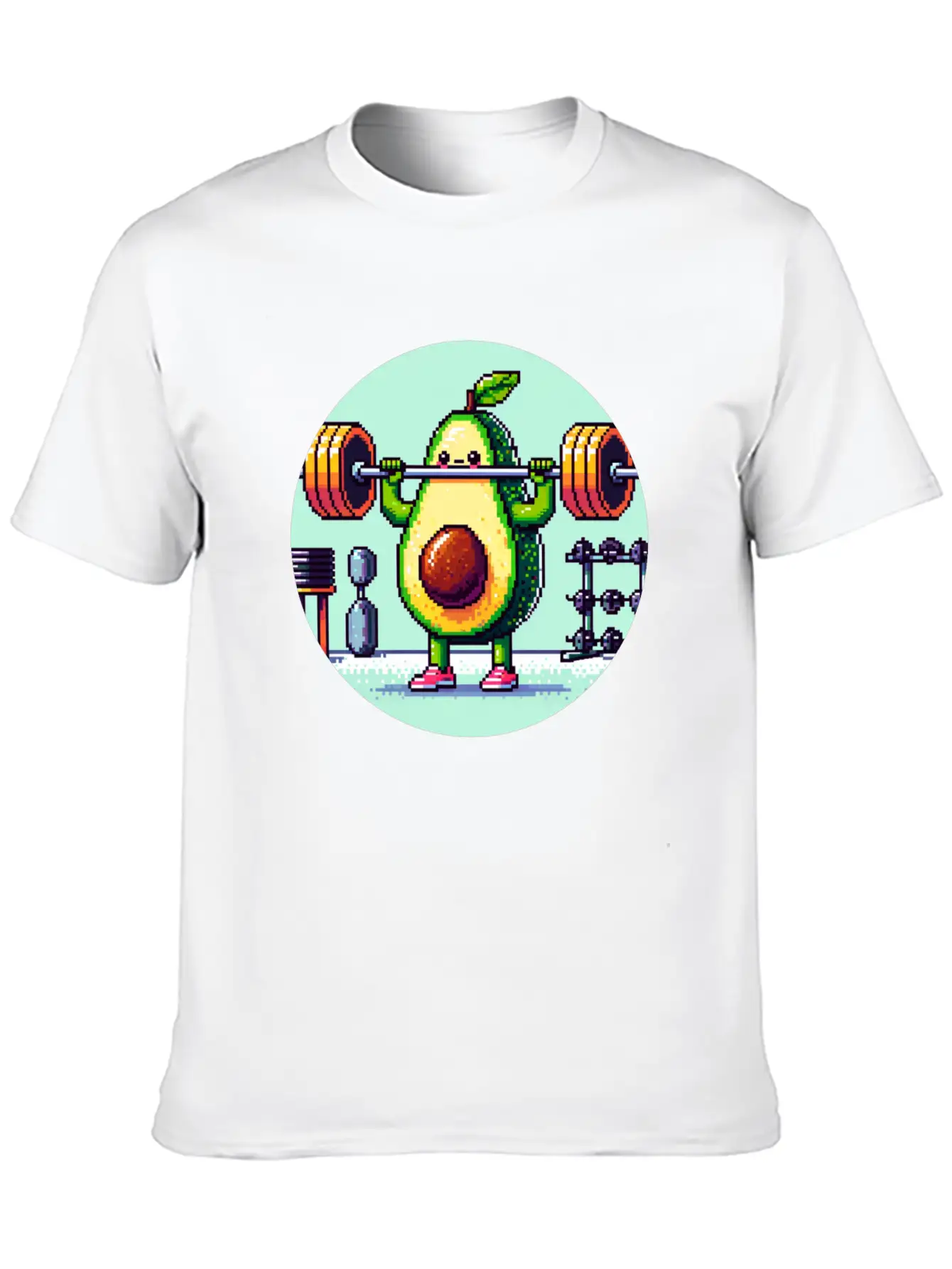 Guac 'n' Roll: Fitness Fiesta Casual Graphic T-Shirt – Simple And Comfortable Daily Wear