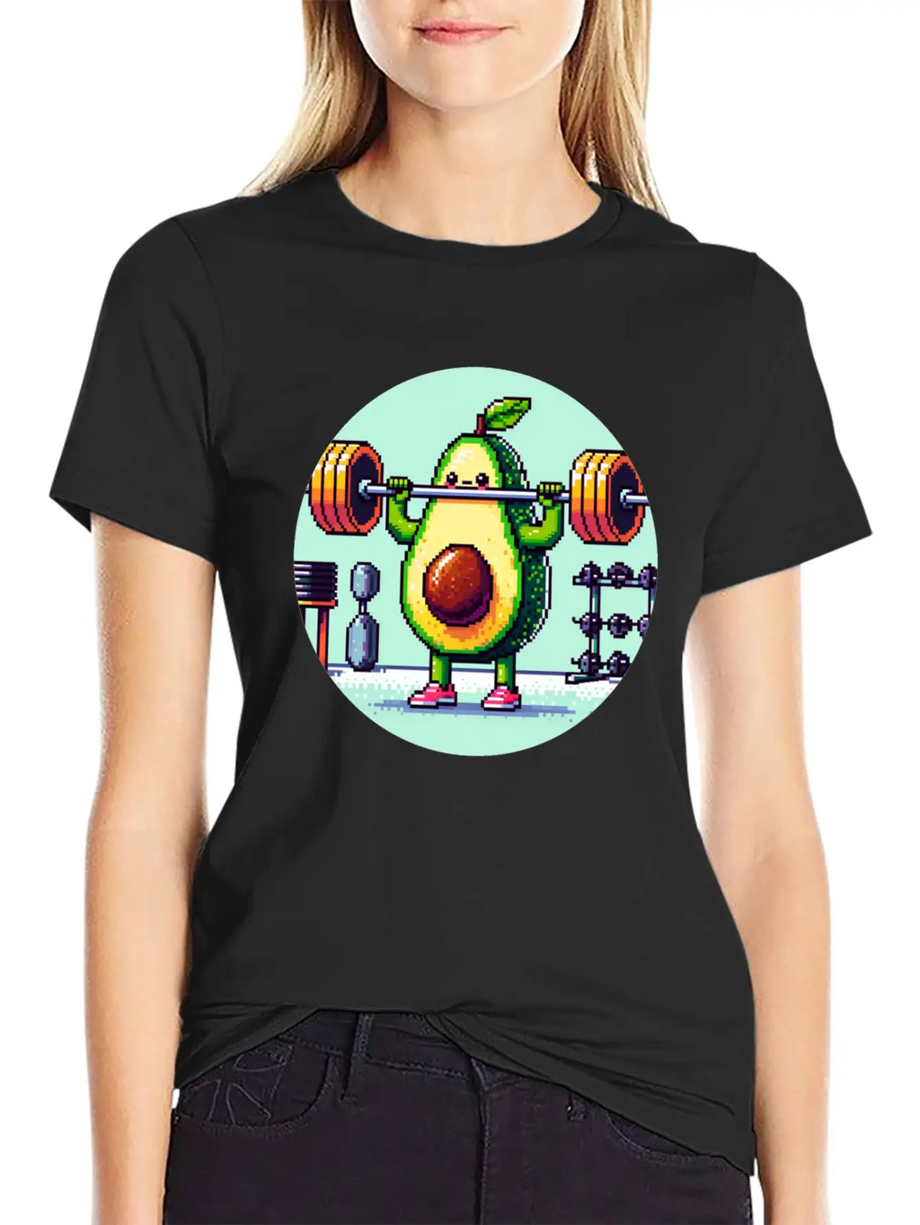 Guac 'n' Roll: Fitness Fiesta Casual Graphic T-Shirt – Simple And Comfortable Daily Wear