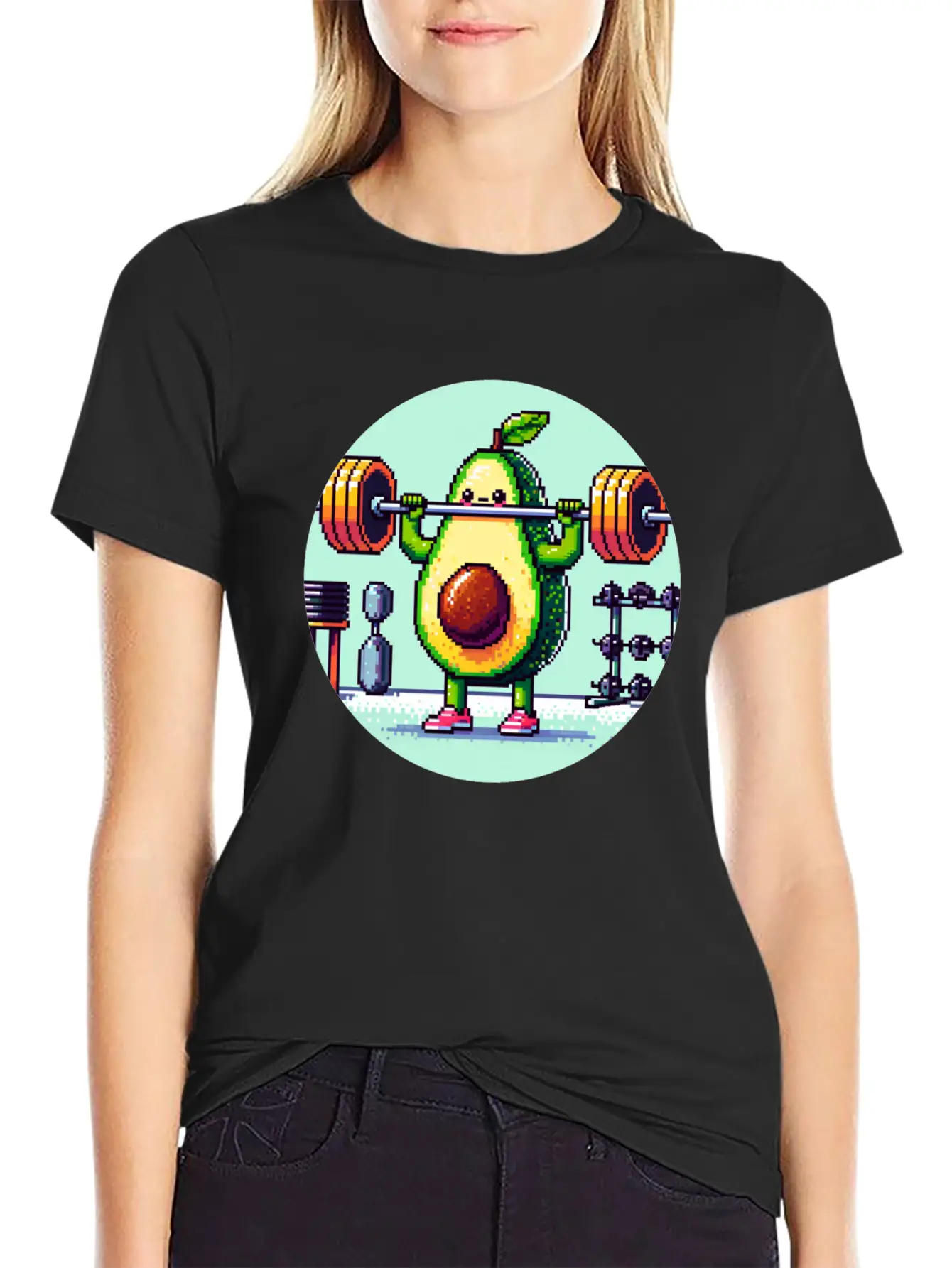 Guac 'n' Roll: Fitness Fiesta Casual Graphic T-Shirt – Simple And Comfortable Daily Wear