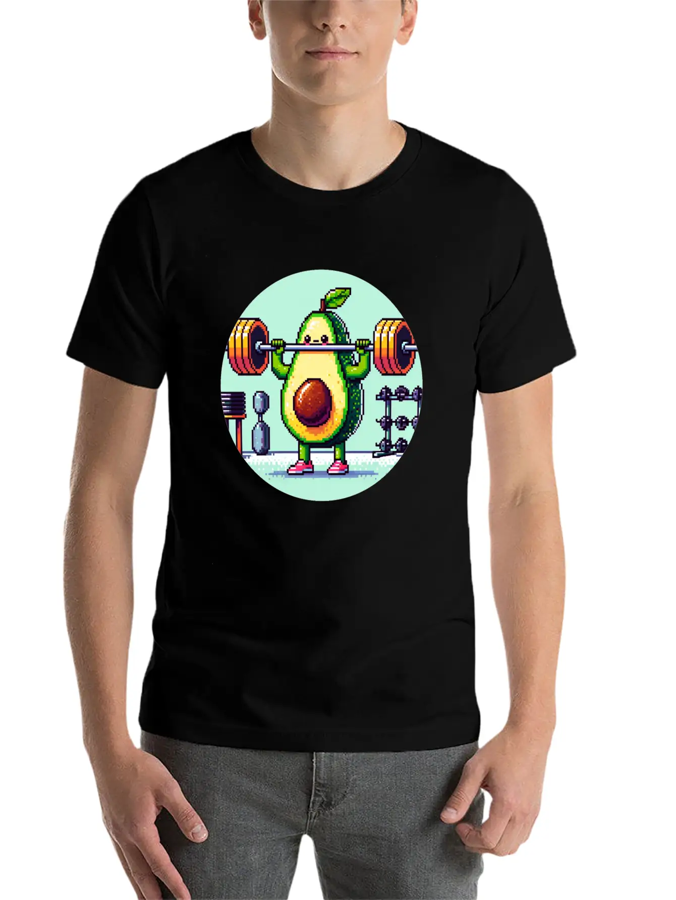 Guac 'n' Roll: Fitness Fiesta Casual Graphic T-Shirt – Simple And Comfortable Daily Wear