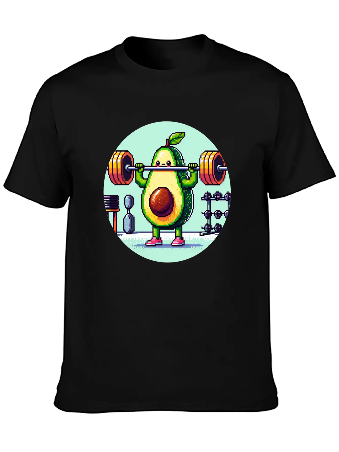 Guac 'n' Roll: Fitness Fiesta Casual Graphic T-Shirt – Simple And Comfortable Daily Wear