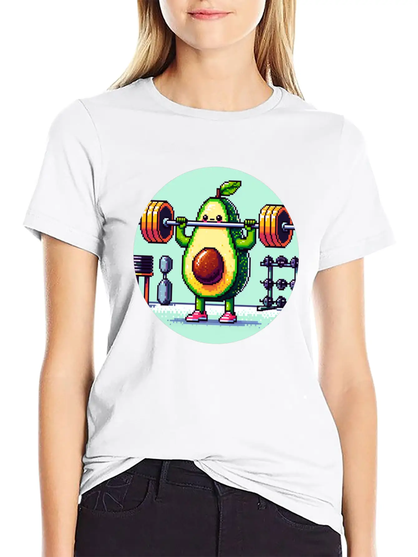 Guac 'n' Roll: Fitness Fiesta Casual Graphic T-Shirt – Simple And Comfortable Daily Wear