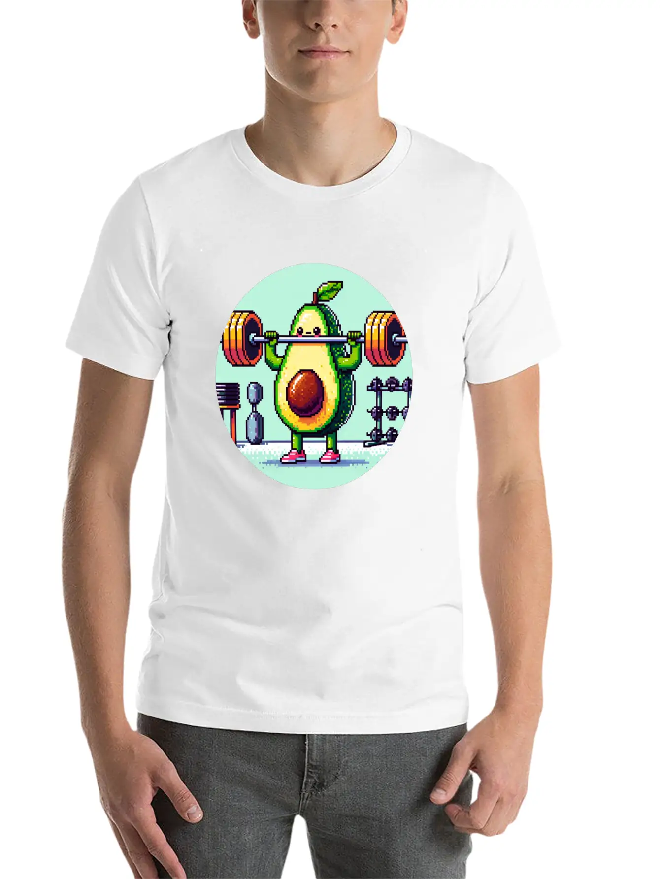 Guac 'n' Roll: Fitness Fiesta Casual Graphic T-Shirt – Simple And Comfortable Daily Wear