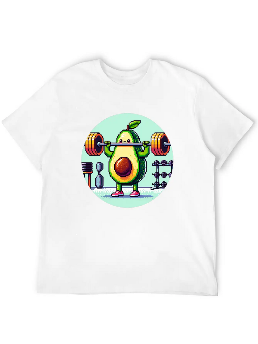 Guac 'n' Roll: Fitness Fiesta Casual Graphic T-Shirt – Simple And Comfortable Daily Wear