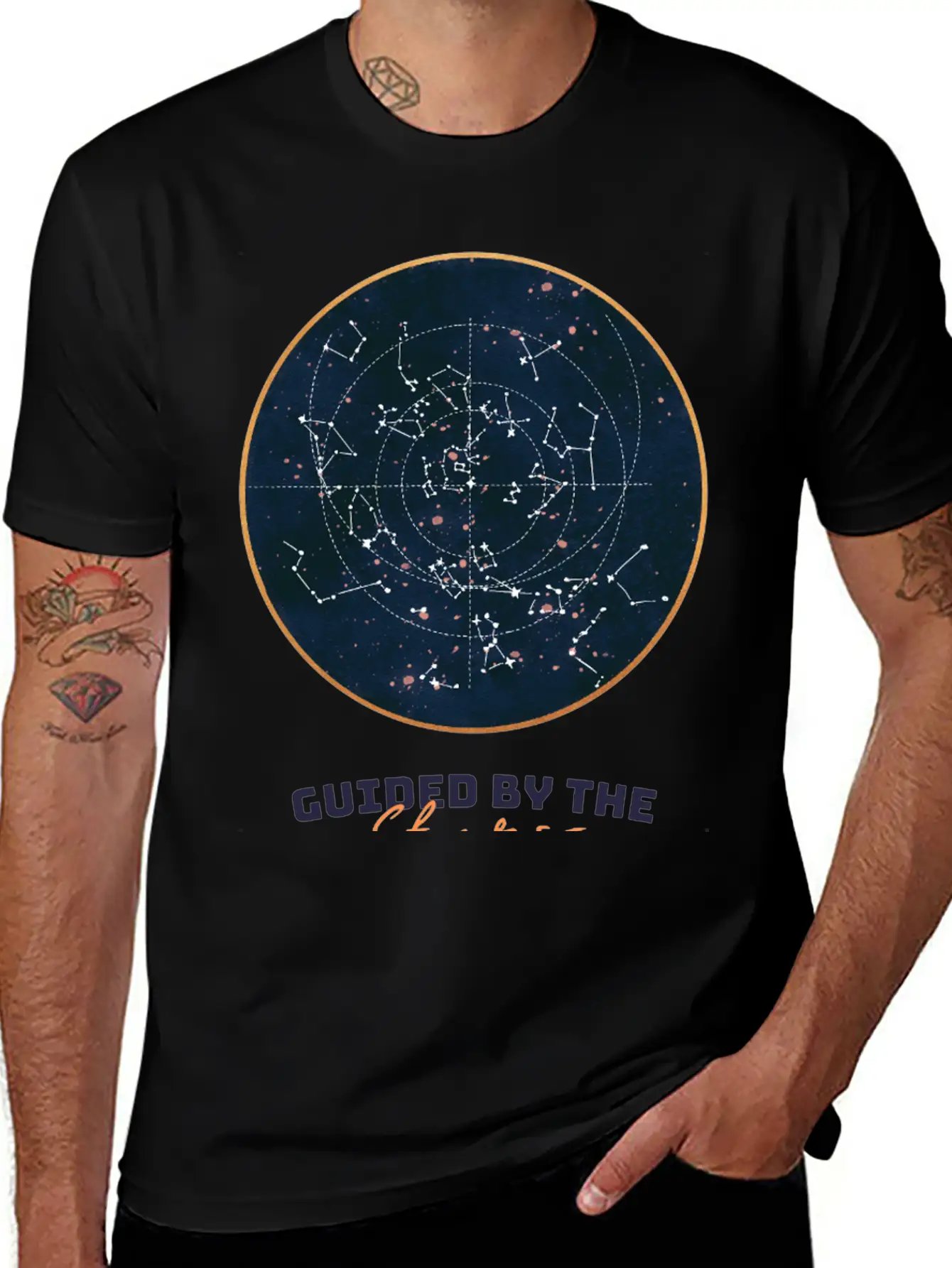 Guided By The Stars Unisex Casual T-Shirt – Clean Design For Daily Comfort