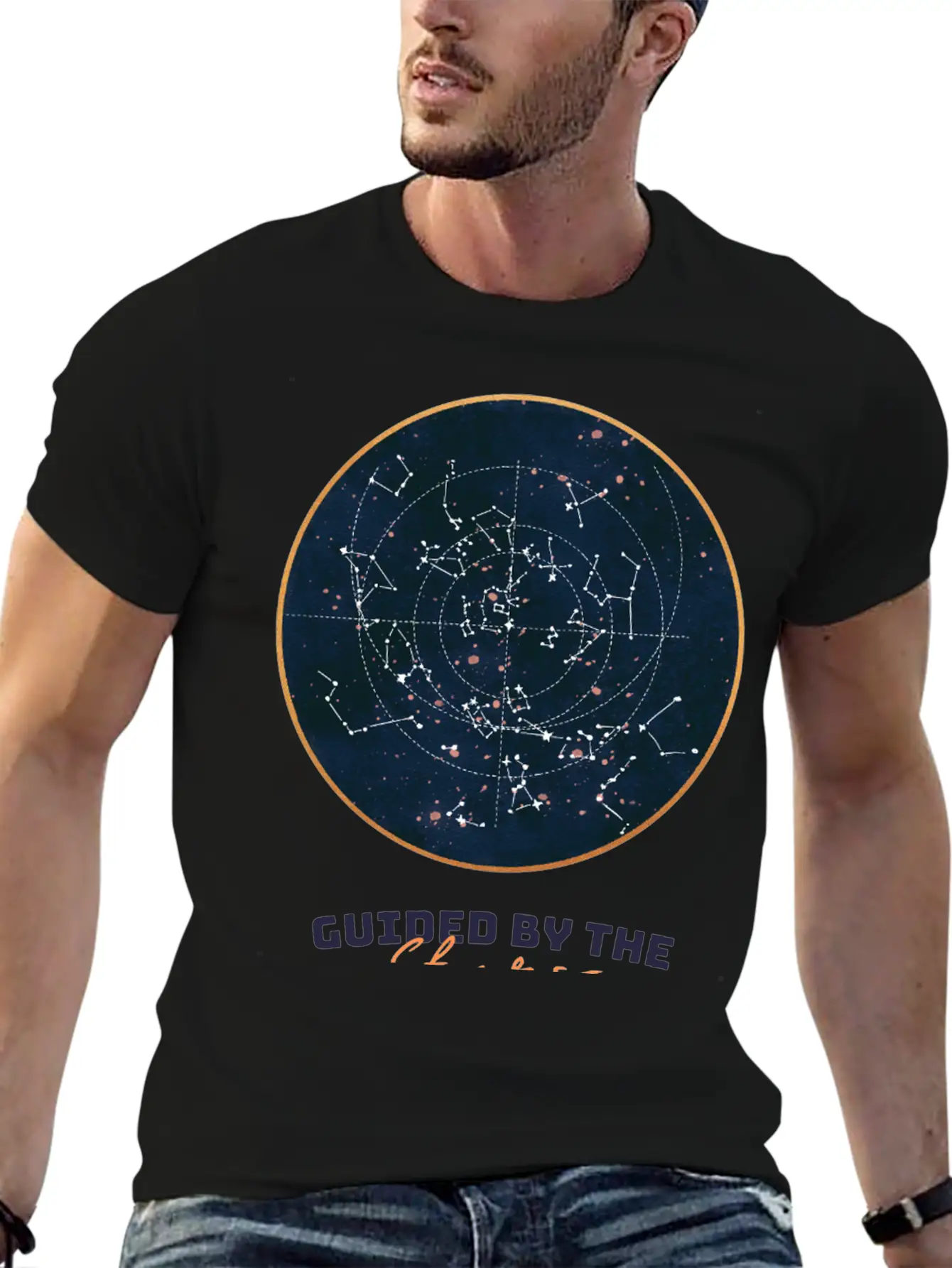 Guided By The Stars Unisex Casual T-Shirt – Clean Design For Daily Comfort
