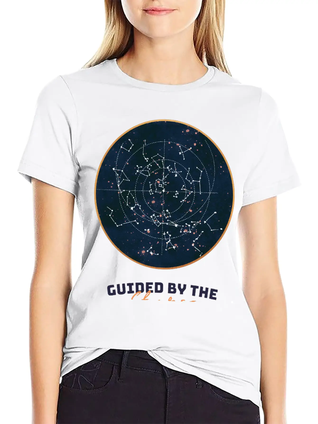 Guided By The Stars Unisex Casual T-Shirt – Clean Design For Daily Comfort
