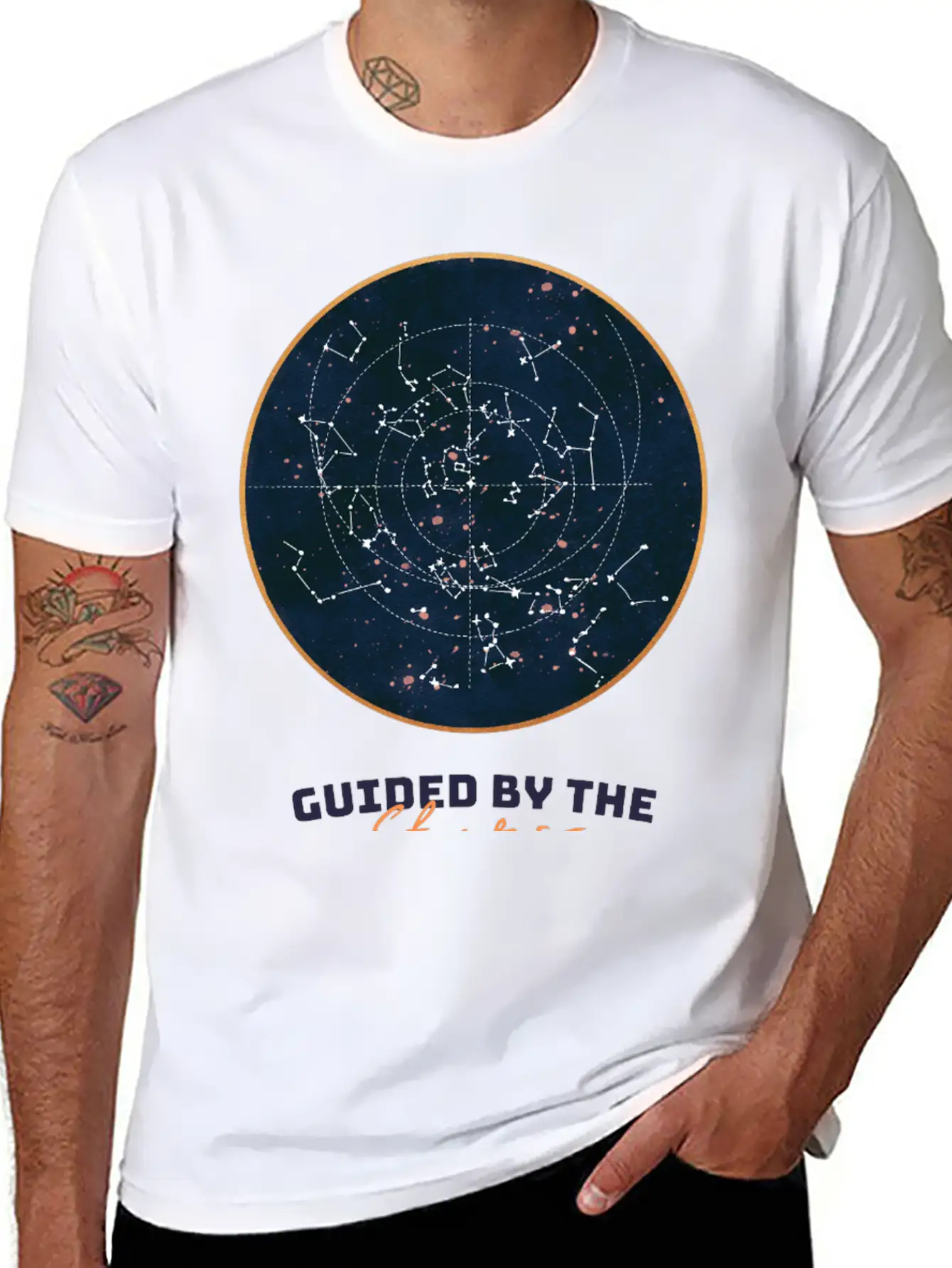 Guided By The Stars Unisex Casual T-Shirt – Clean Design For Daily Comfort