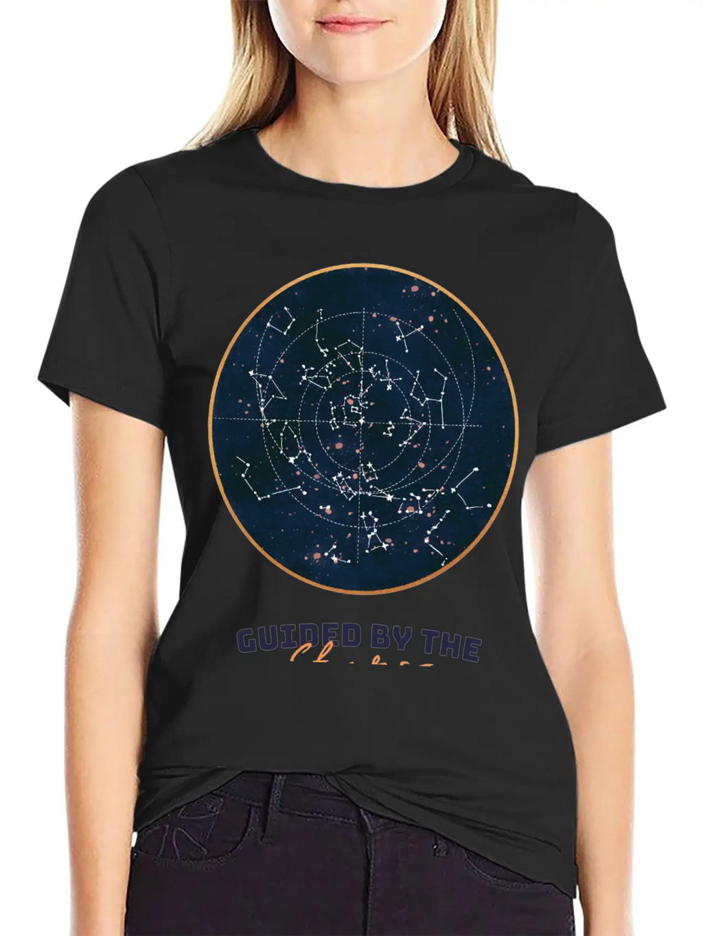 Guided By The Stars Unisex Casual T-Shirt – Clean Design For Daily Comfort