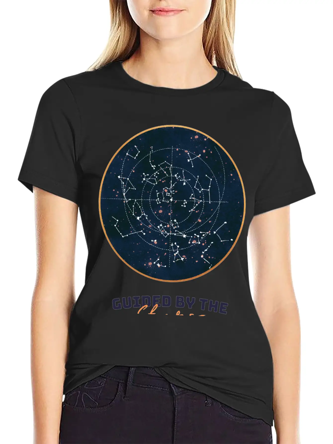 Guided By The Stars Unisex Casual T-Shirt – Clean Design For Daily Comfort