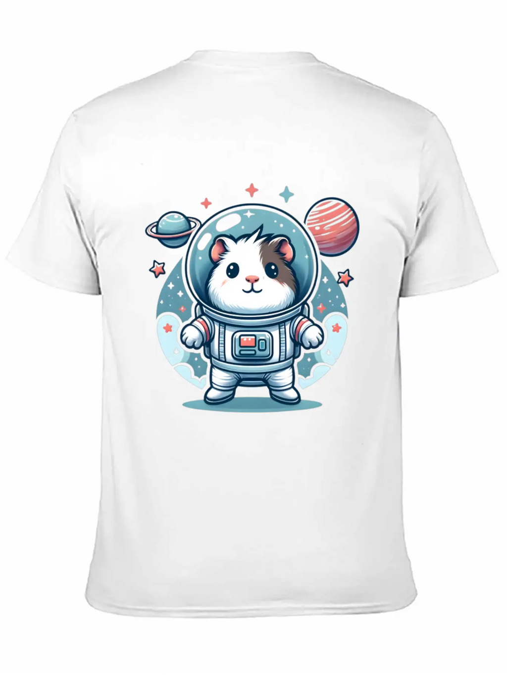 Guinea Pig Weightlessness Astronaut For A Guinea Casual Graphic T-Shirt – Simple And Comfortable Daily Wear