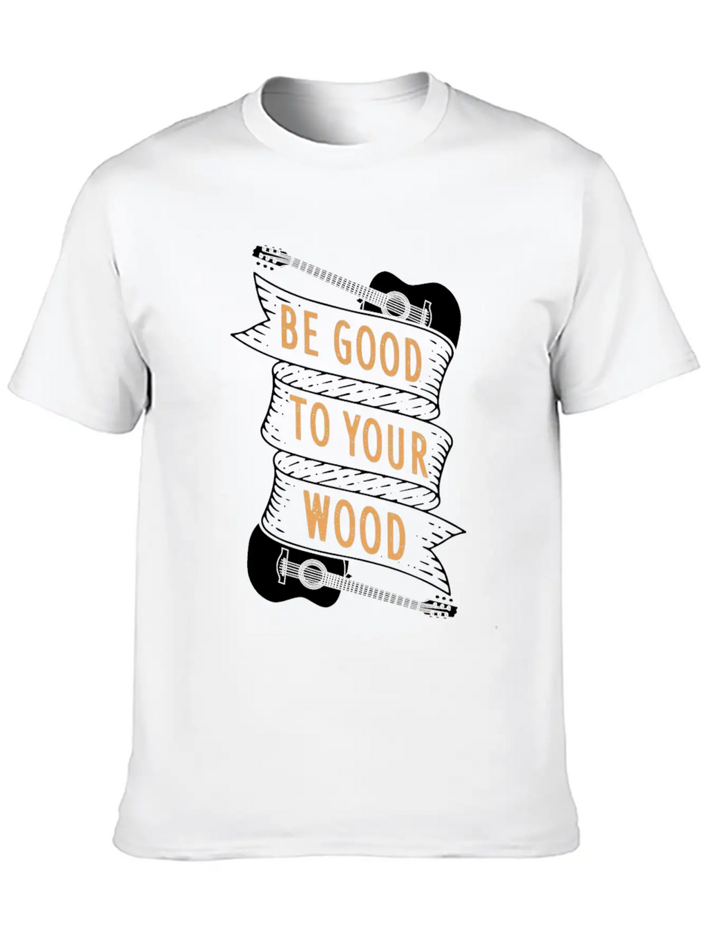 Guitar Acoustic Guitar Gift Idea Unisex Casual T-Shirt – Clean Design For Daily Comfort