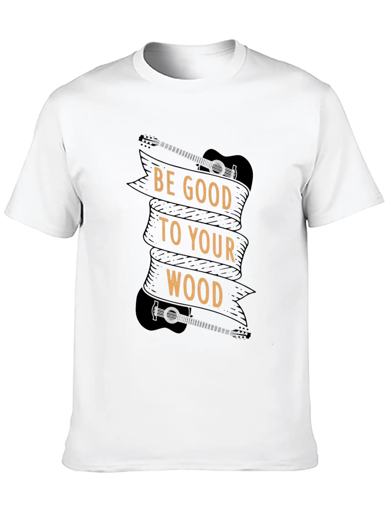 Guitar Acoustic Guitar Gift Idea Unisex Casual T-Shirt – Clean Design For Daily Comfort