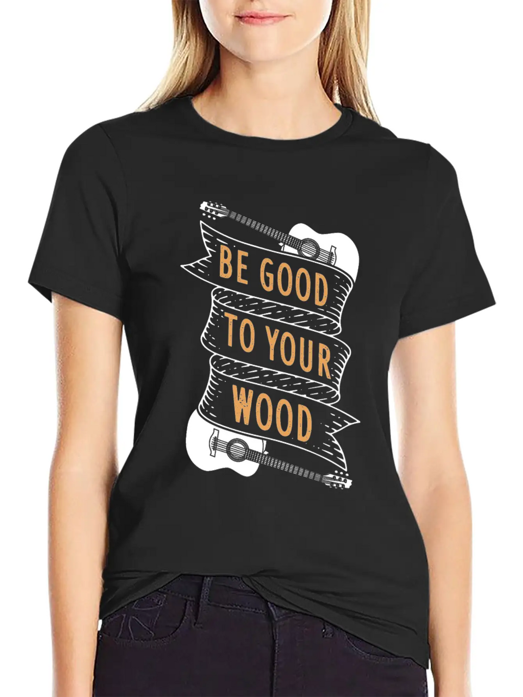 Guitar Acoustic Guitar Gift Idea Unisex Casual T-Shirt – Clean Design For Daily Comfort