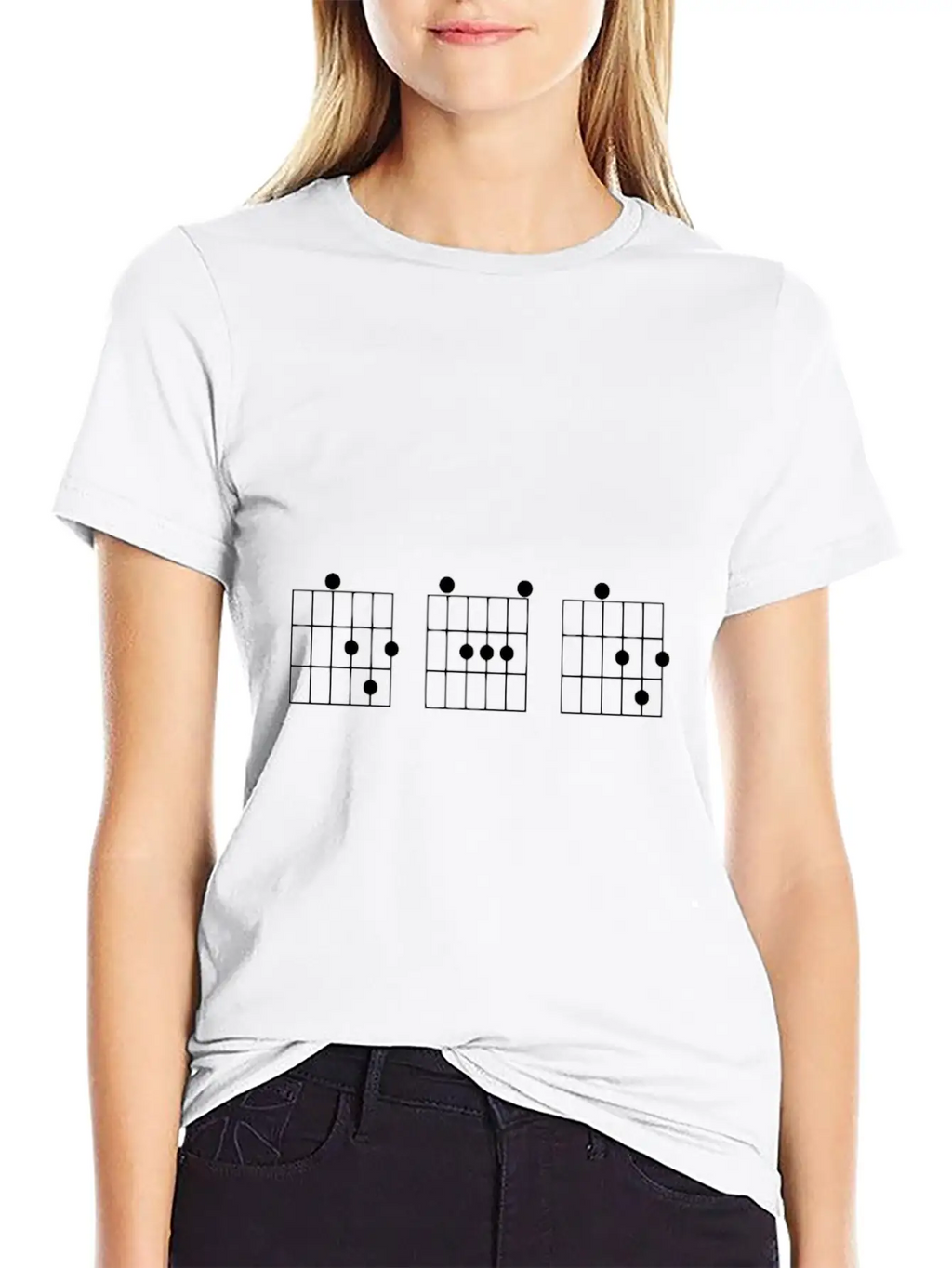 Guitar Chord Dad Breathable Soft Cotton T-Shirt – Timeless Casual Look