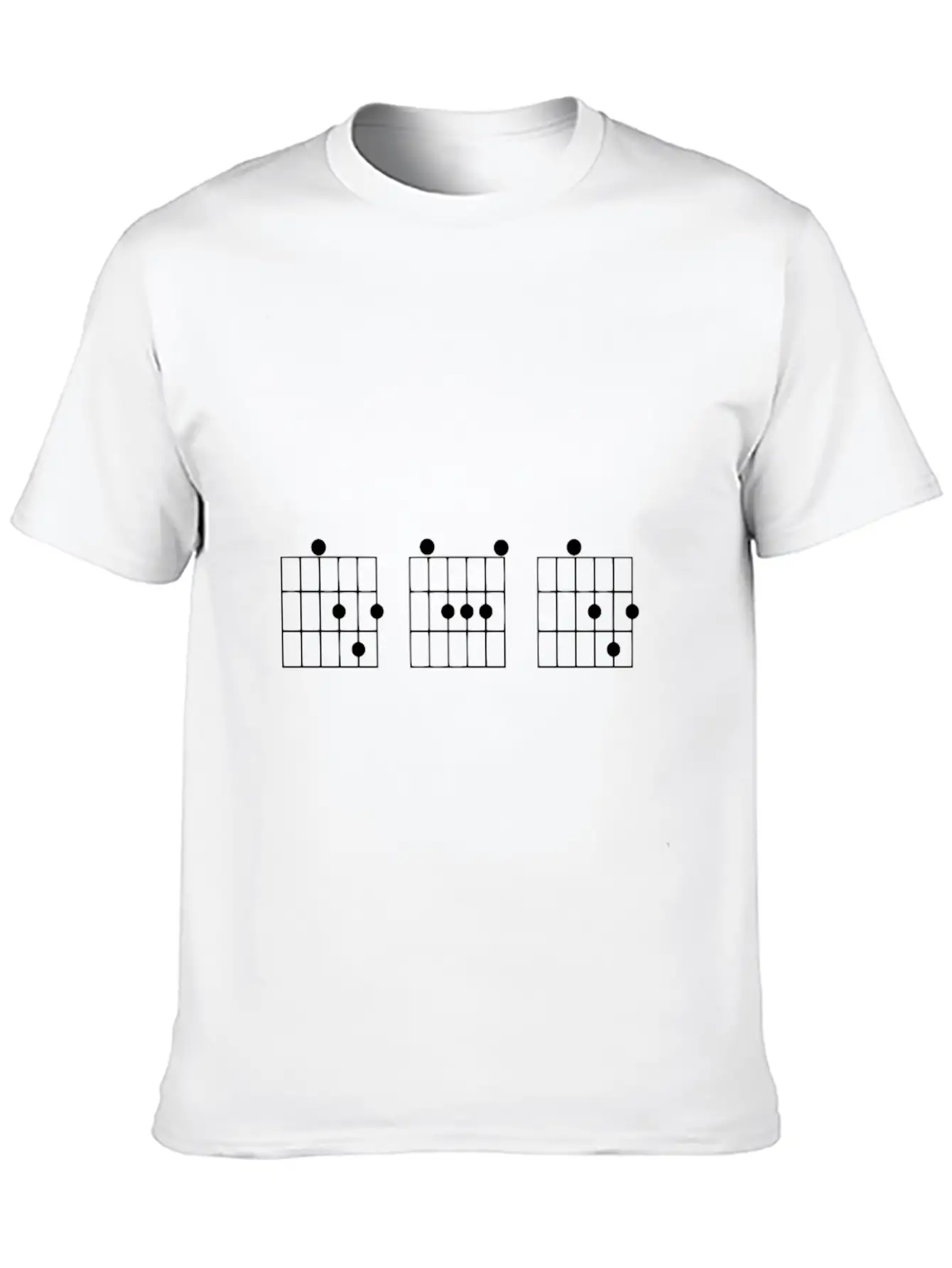 Guitar Chord Dad Breathable Soft Cotton T-Shirt – Timeless Casual Look
