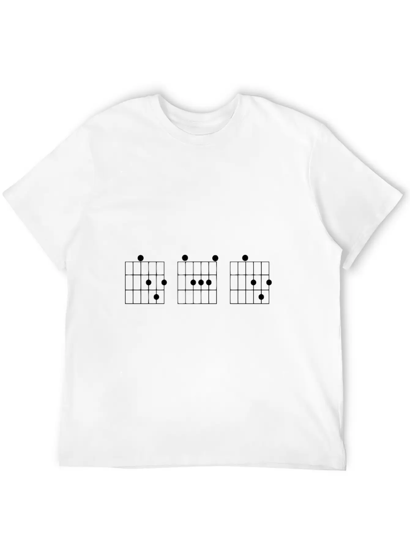 Guitar Chord Dad Breathable Soft Cotton T-Shirt – Timeless Casual Look